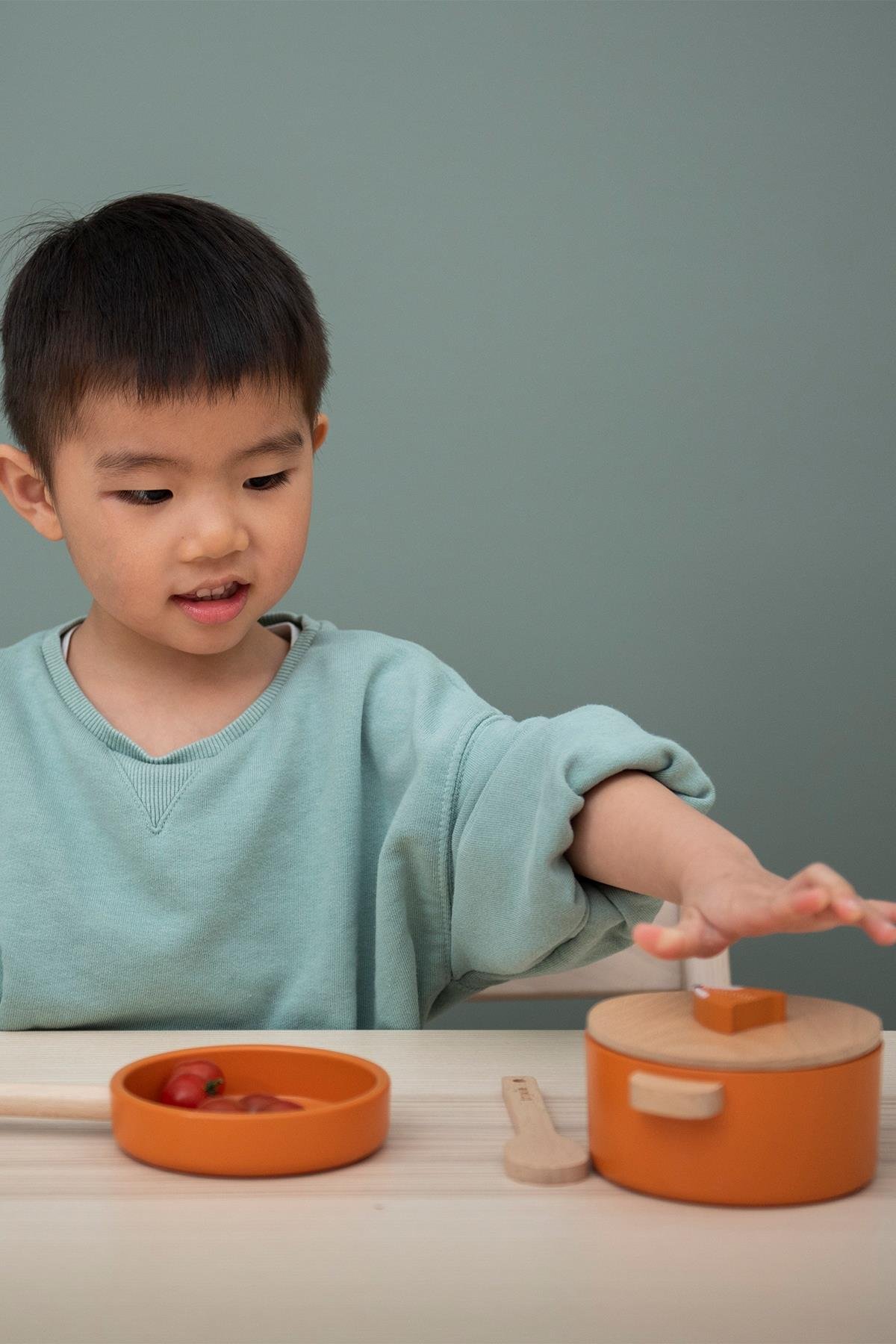 TRIXIE - WOODEN COOKING SET (MR. FOX) - Ahşap Pişirme Seti Tilki