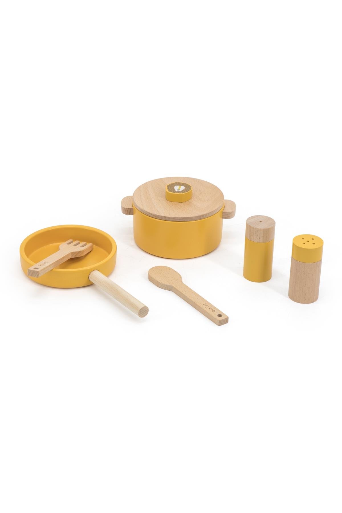 TRIXIE - WOODEN COOKING SET (MR. LION) - Ahşap Pişirme Seti Aslan