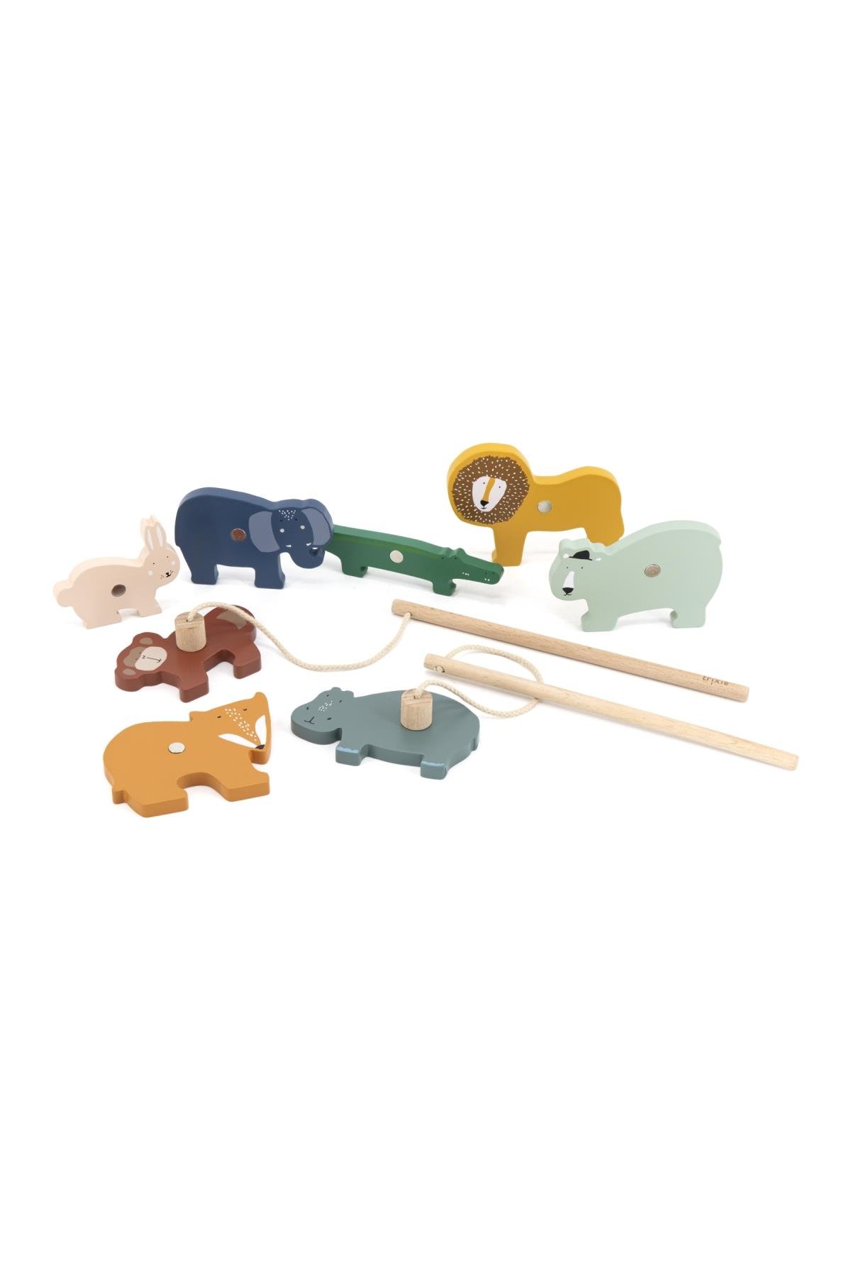 TRIXIE - WOODEN FISHING GAME Çok Renkli