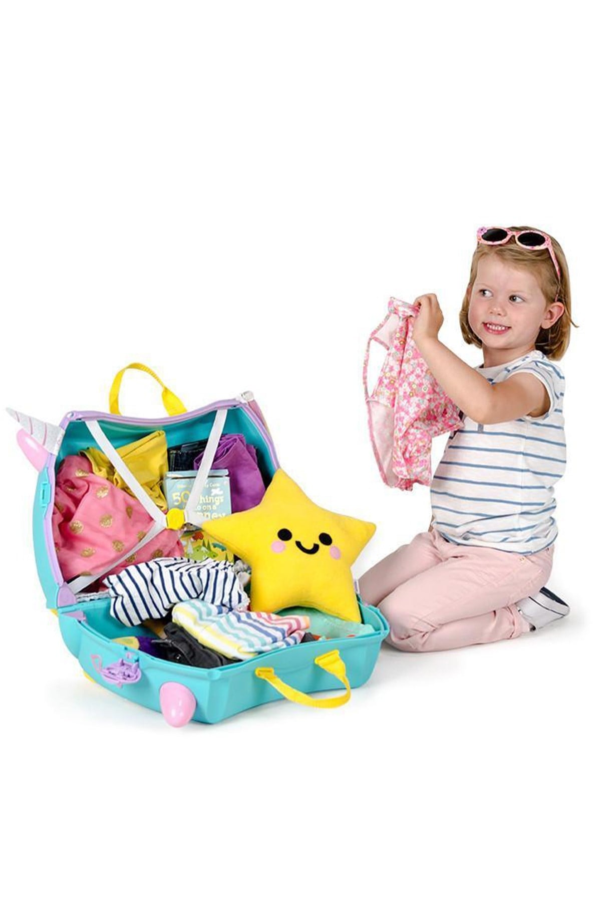 Trunki Çocuk Bavulu - Una Unicorn Çok Renkli