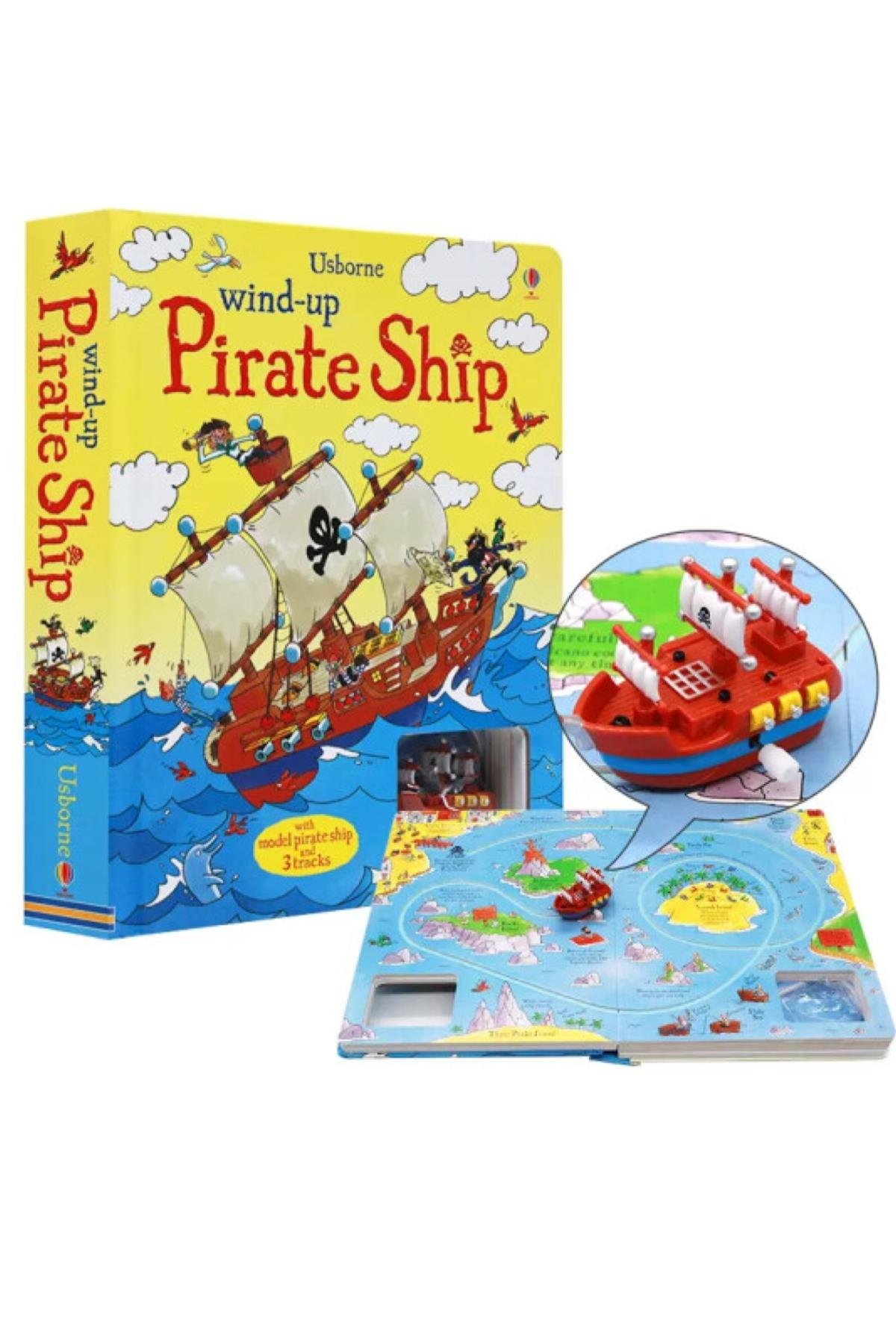 Usborne /WIND-UP PIRATE SHIP Çok Renkli