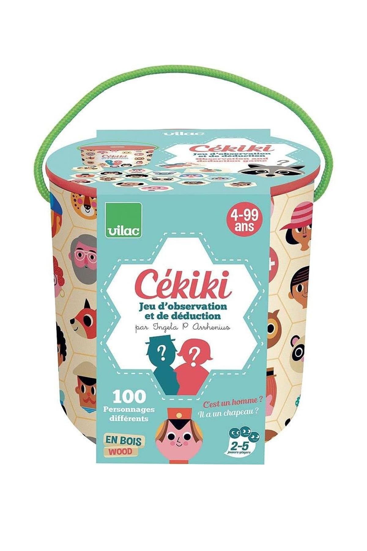 Vilac - Cékiki Observation and Deduction Games - Gözlem ve Çıkarım Oyunu - Ingela P.Arrhenius Mavi