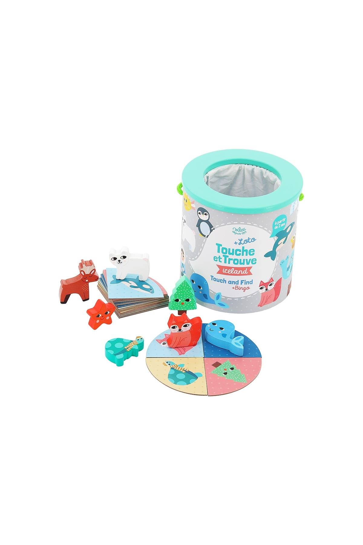Vilac - Feel and Find Game Farm - Hisset ve Bul Çiftlik Oyunu Çok Renkli