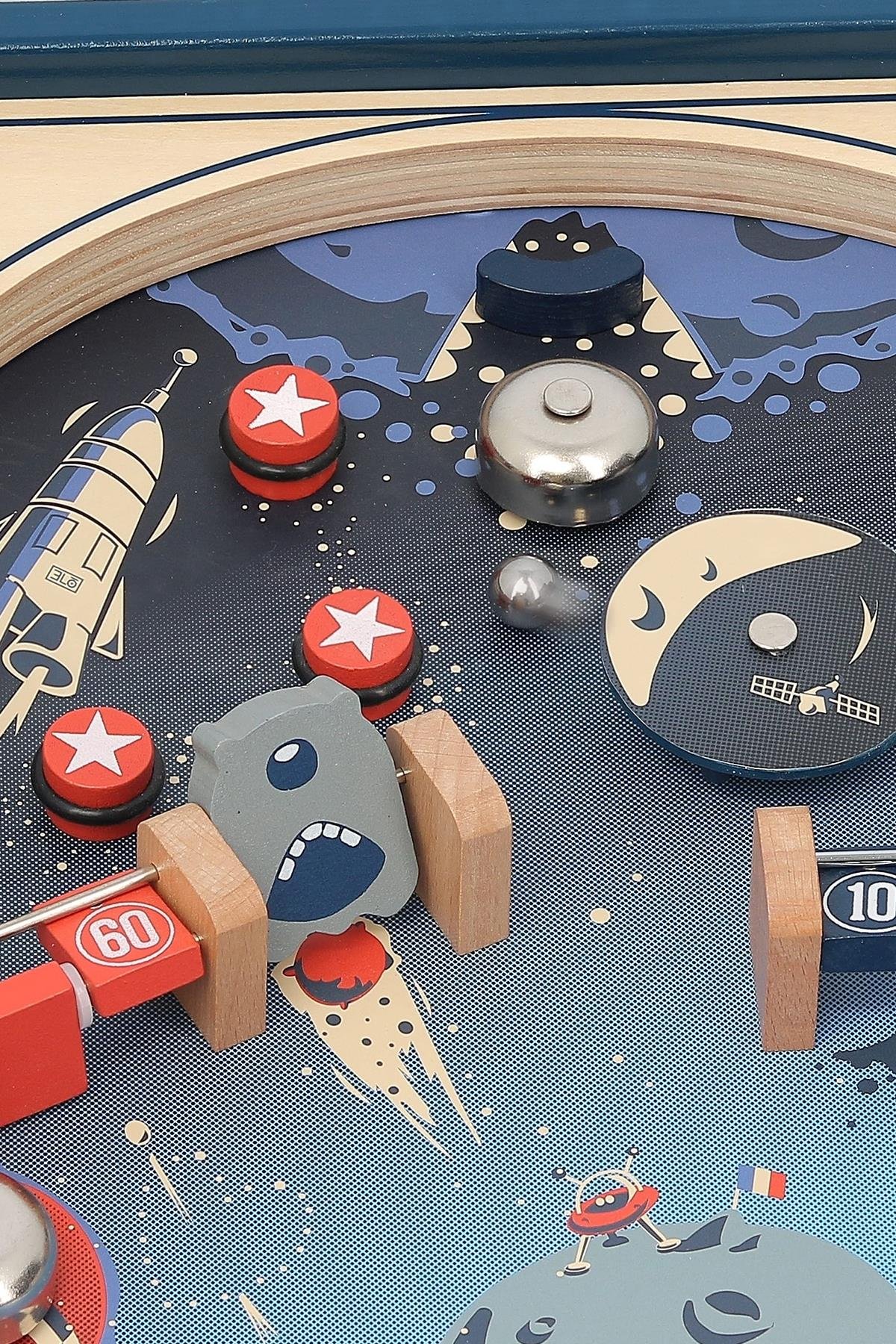 Vilac - Space - Pinball - Uzay Pinball Çok Renkli