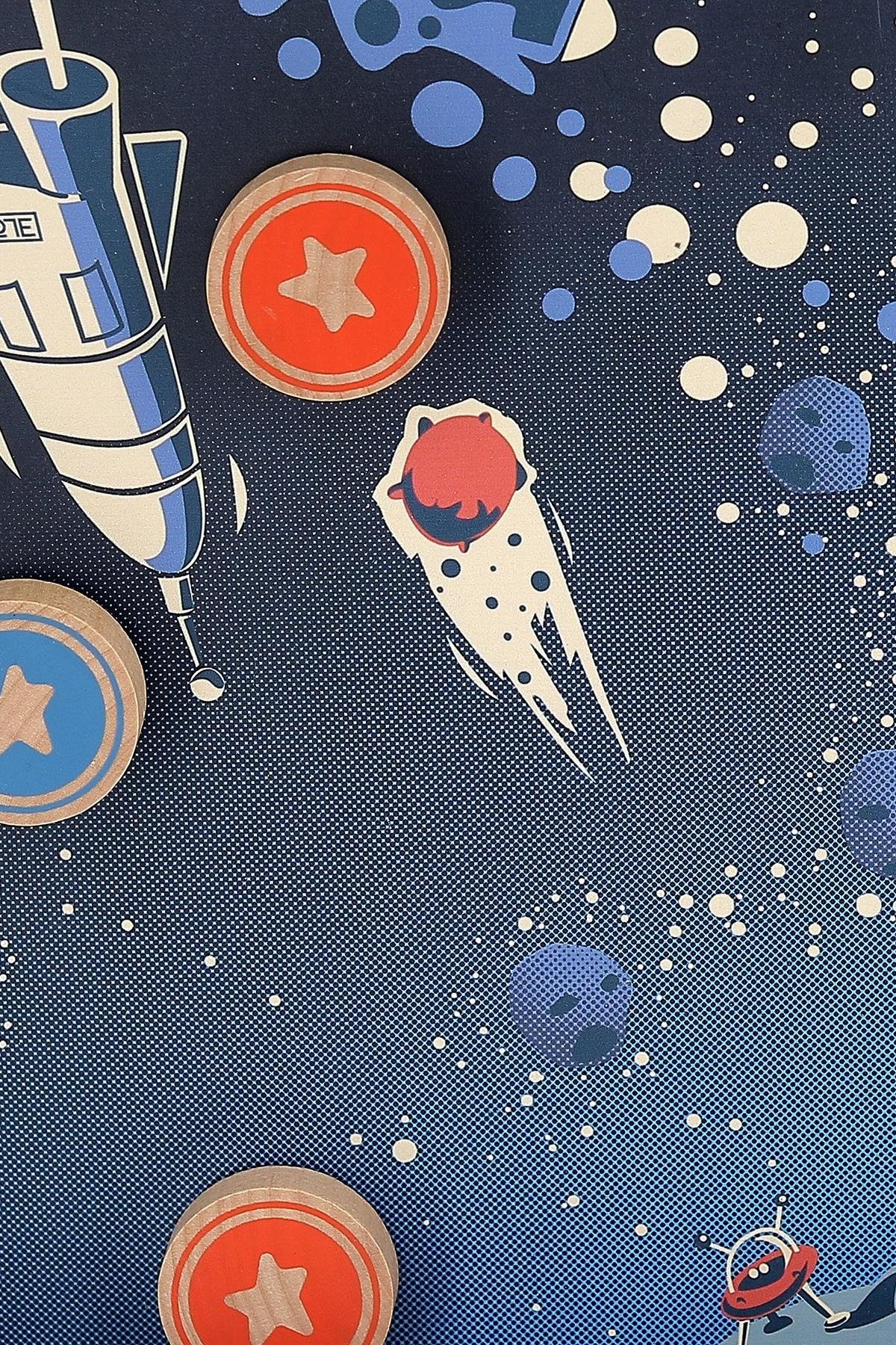 Vilac - Space - Pinball - Uzay Pinball Çok Renkli