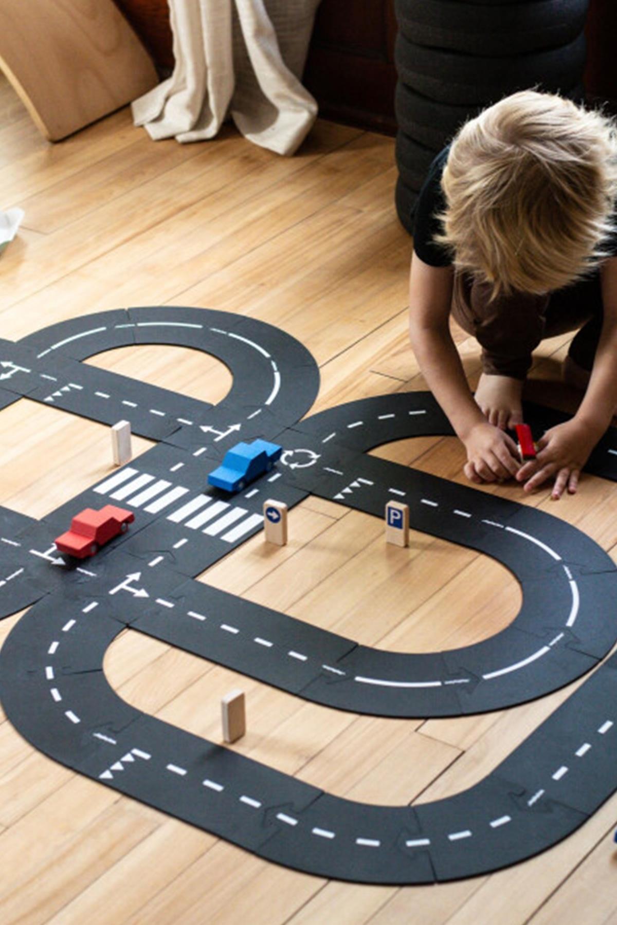Waytoplay - Roadblocks Set Traffic Signs Çok Renkli