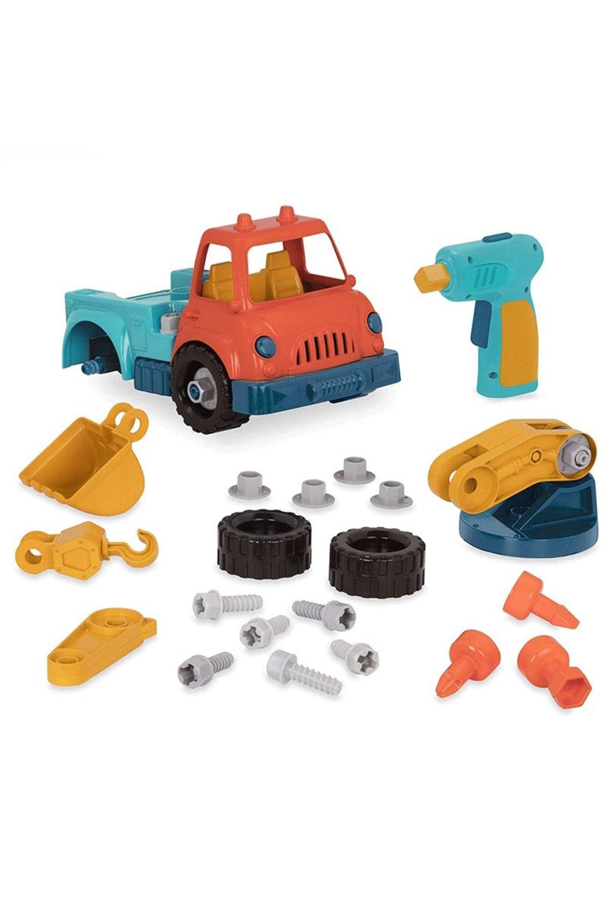 Wonder Wheels Tak Çıkar Vinç Çok Renkli