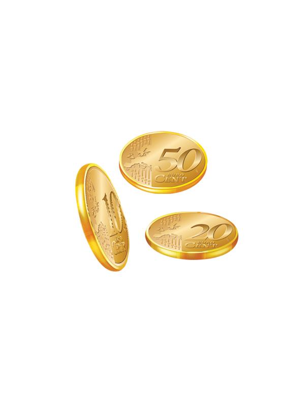 Coin Chocolate Sütlü Para Çikolata 500 Gr Pvc Kutu