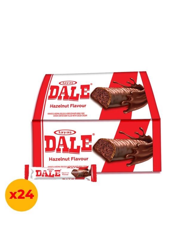 Dale Kakao Krema Dolgulu Bar 18 Gr X 24 Adet Kutulu
