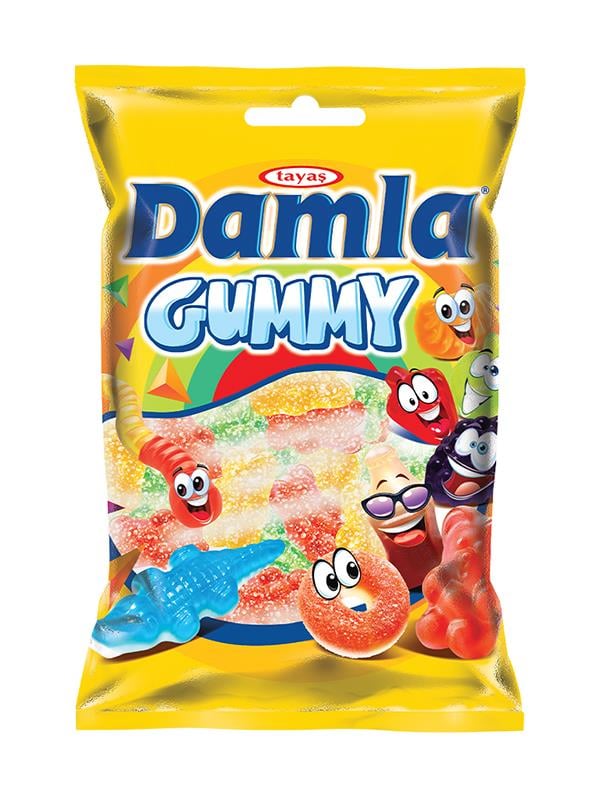 Damla Gummy Bears Sour 1 Kg Jel Şeker
