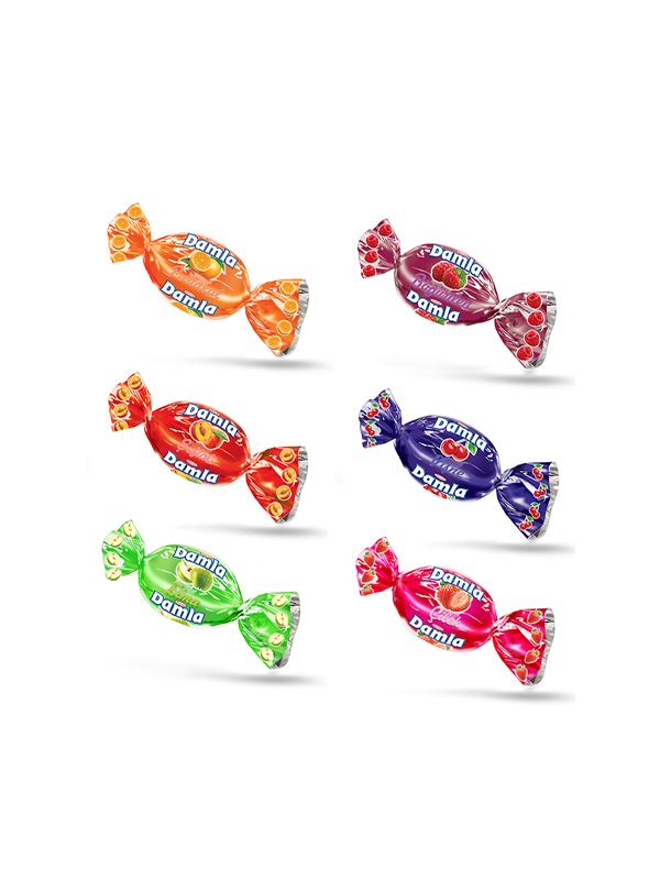 Damla Karışık Meyveli Yumuşak Şeker 500 G x2