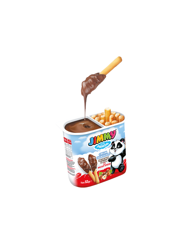 Jimmy Grissini Çubuklu Kakaolu Fındık Kremalı Çikolata 52 Gr X 24