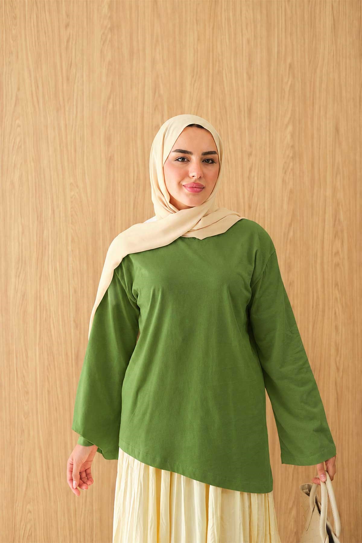 Bisiklet Yaka Body Yeşil