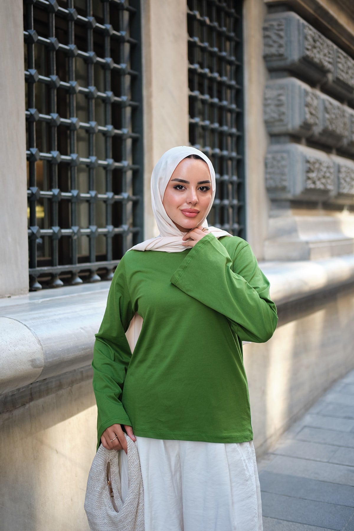 Bisiklet Yaka Body Yeşil