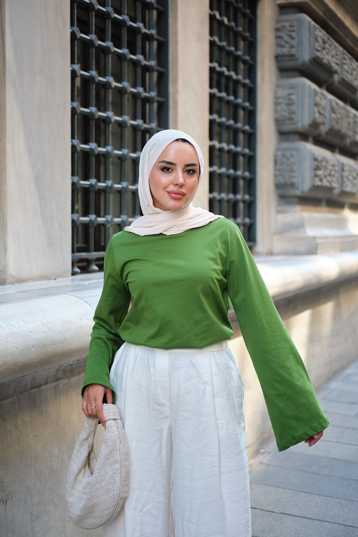 Bisiklet Yaka Body Yeşil