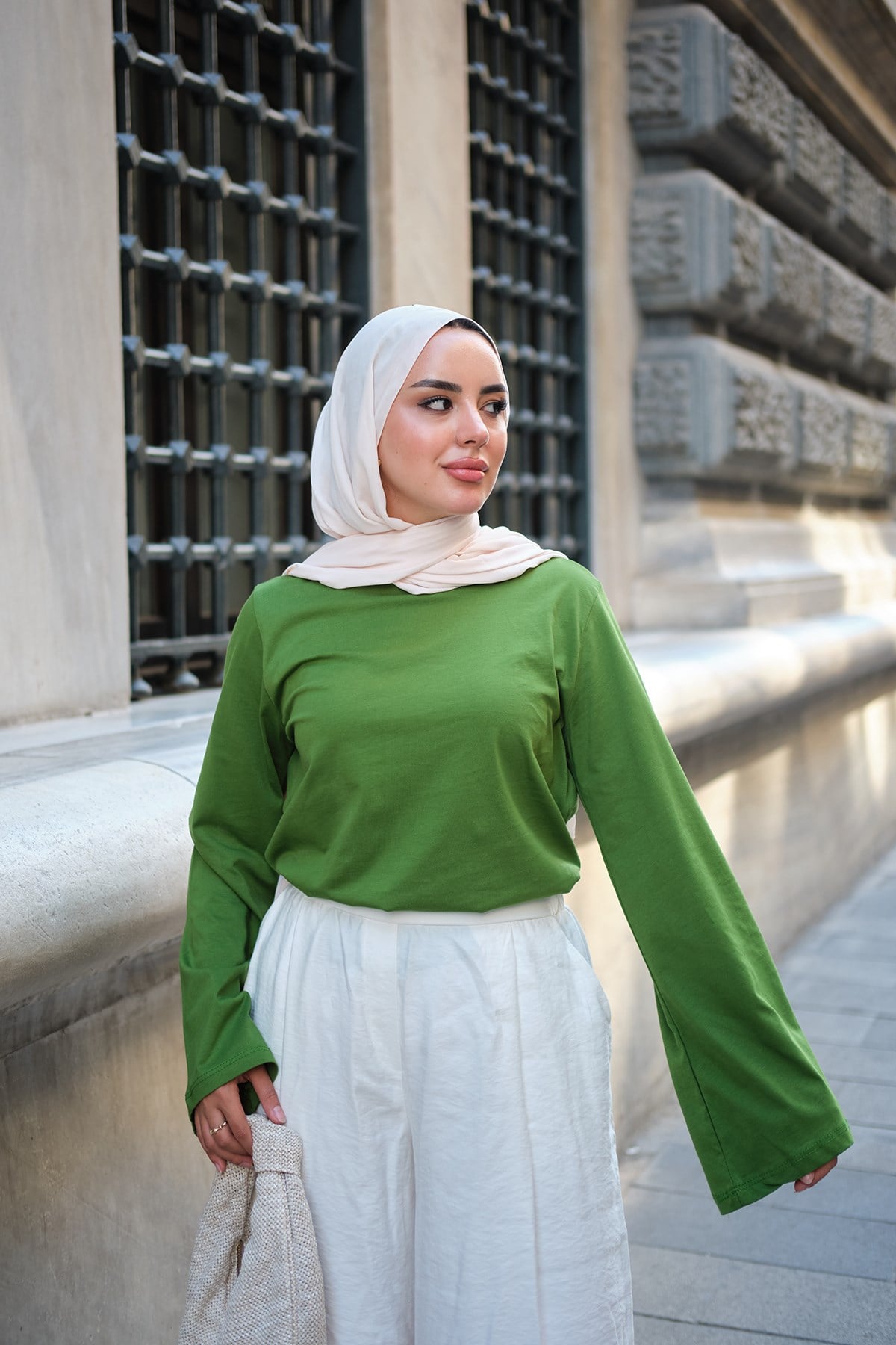 Bisiklet Yaka Body Yeşil