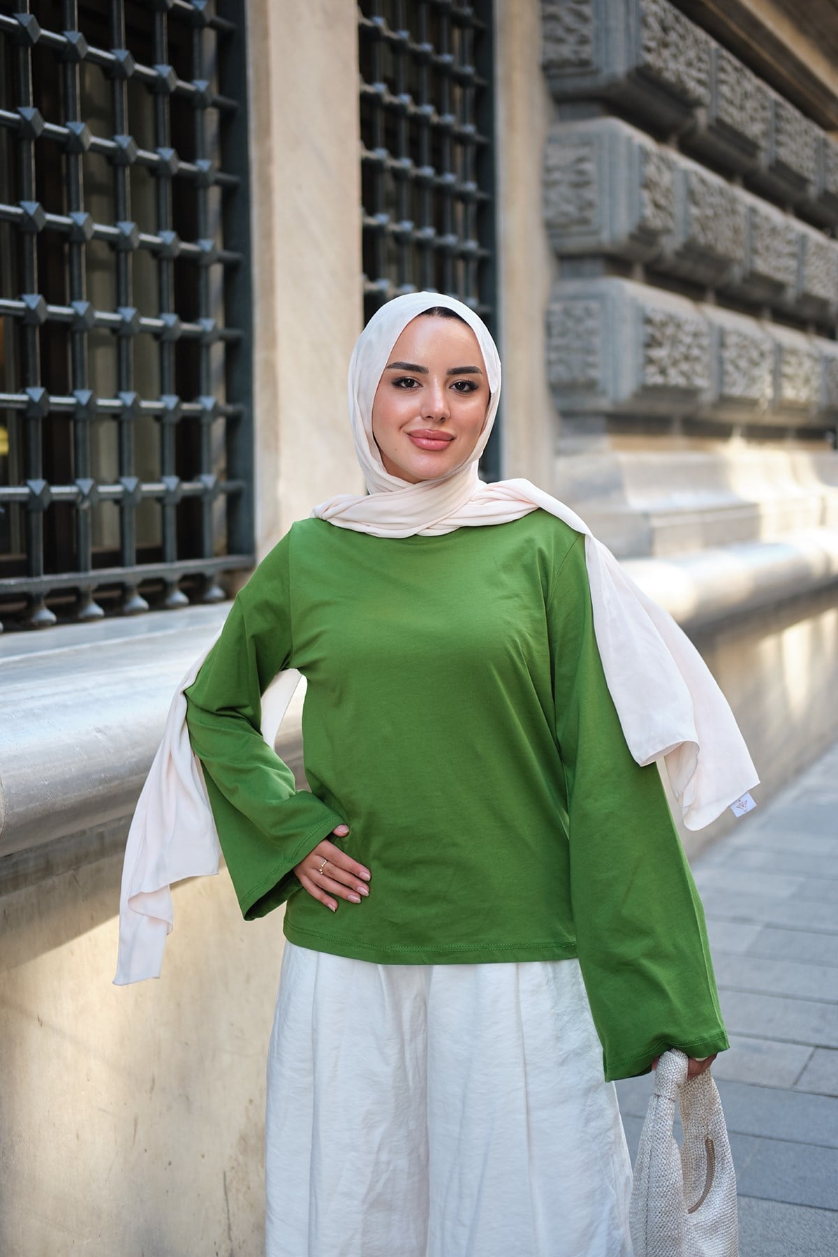 Bisiklet Yaka Body Yeşil