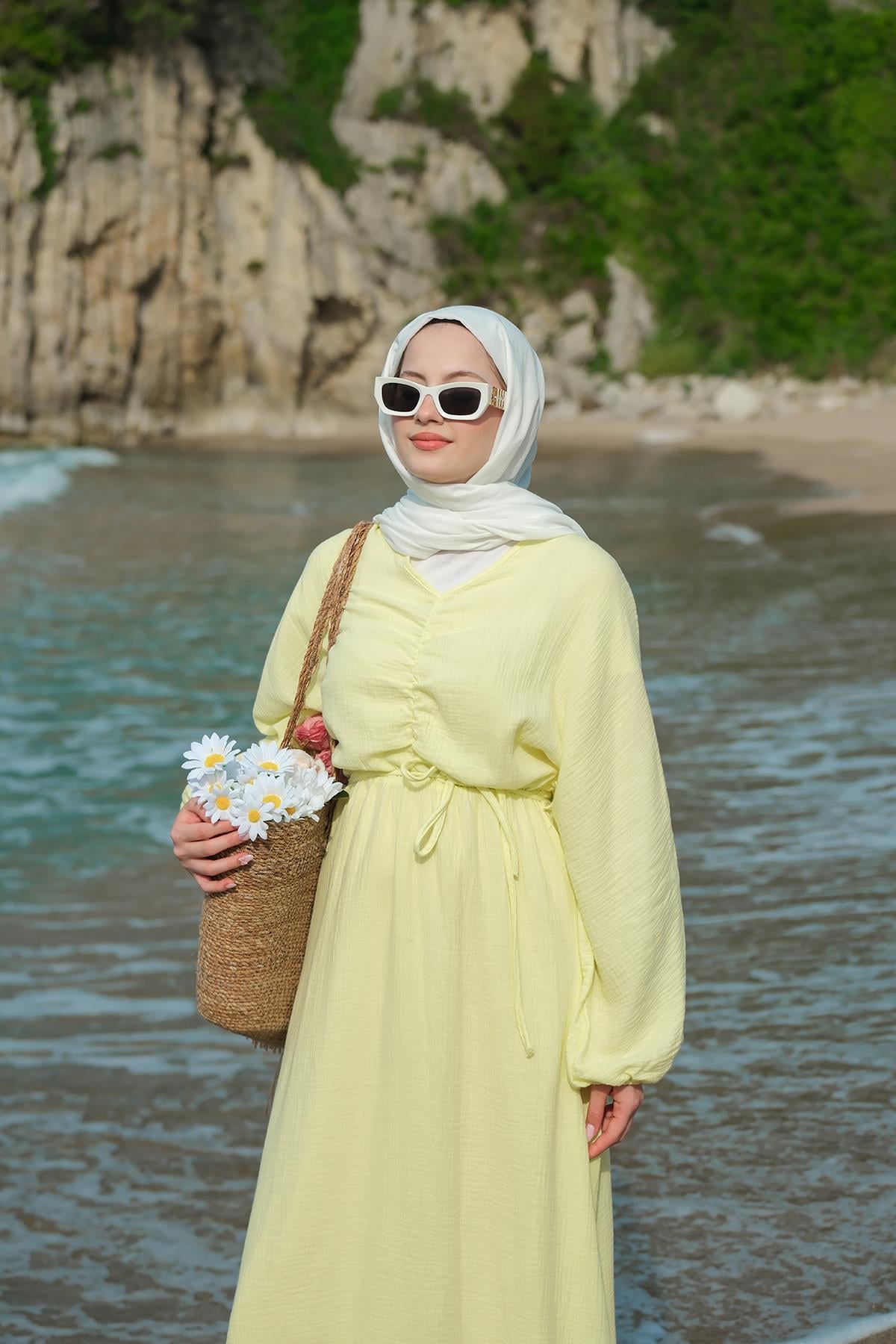 Olivia Elbise Sarı