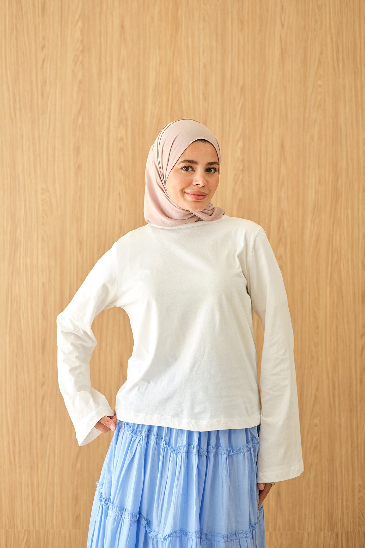 Sıfır Yaka Body Ekru