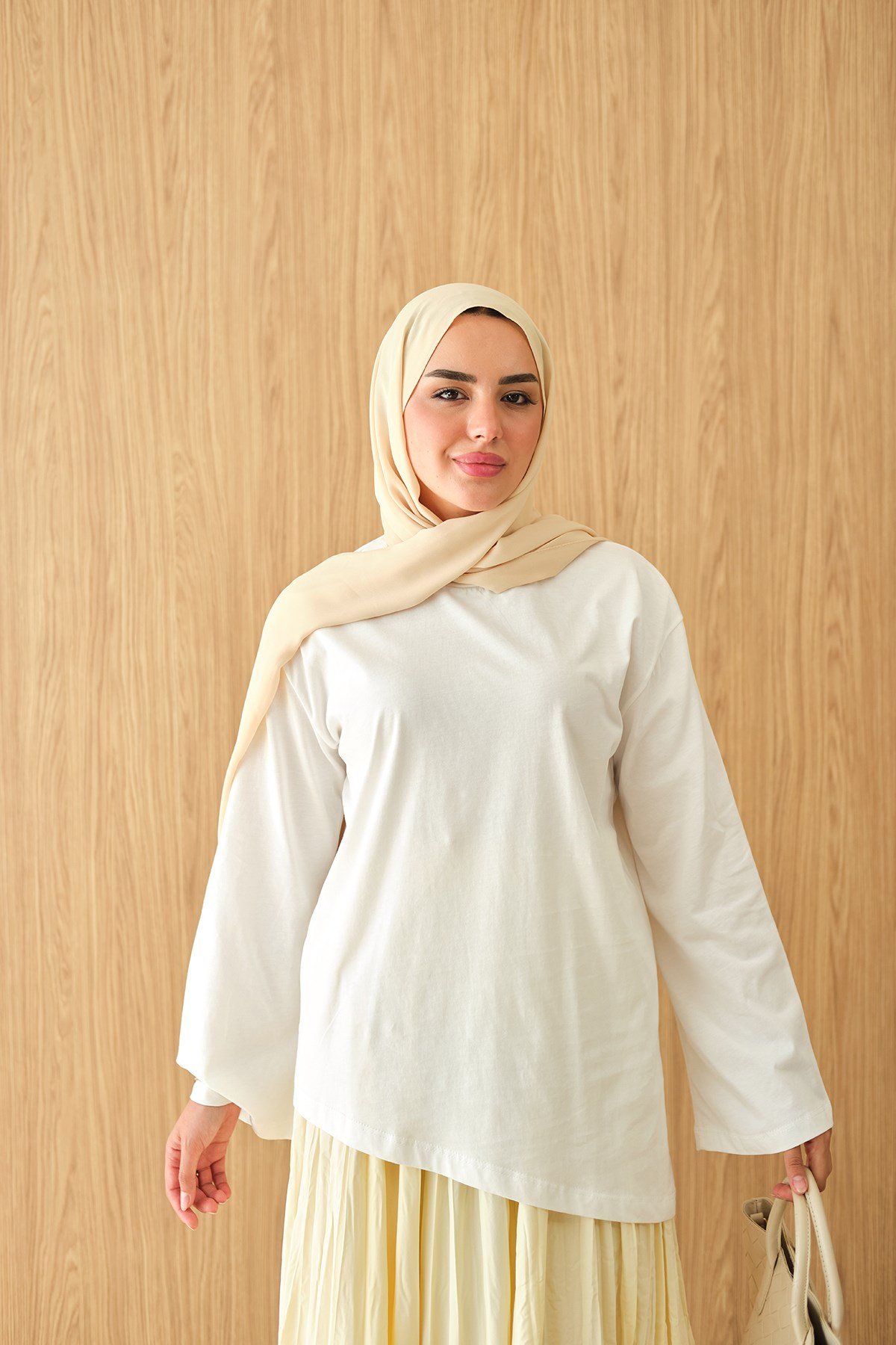 Sıfır Yaka Body Ekru