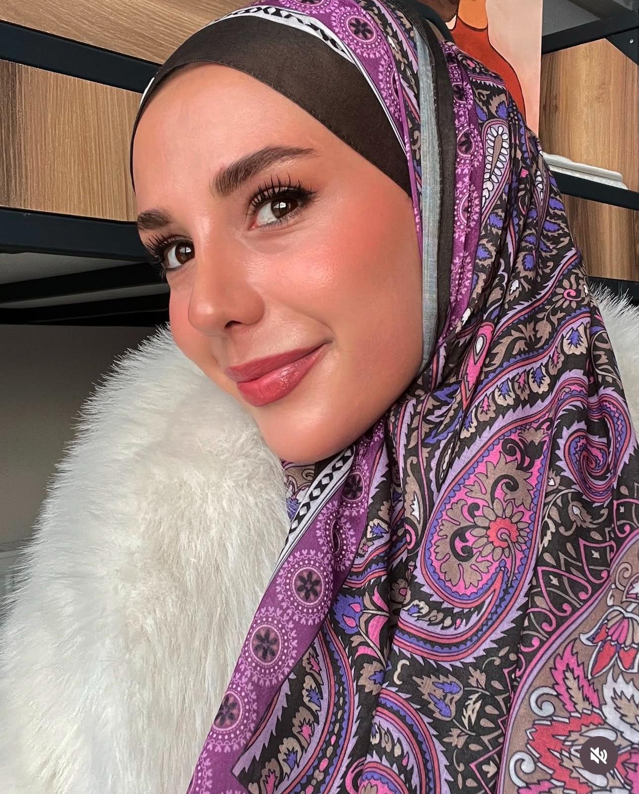Eflatun Hare Etnik Şal