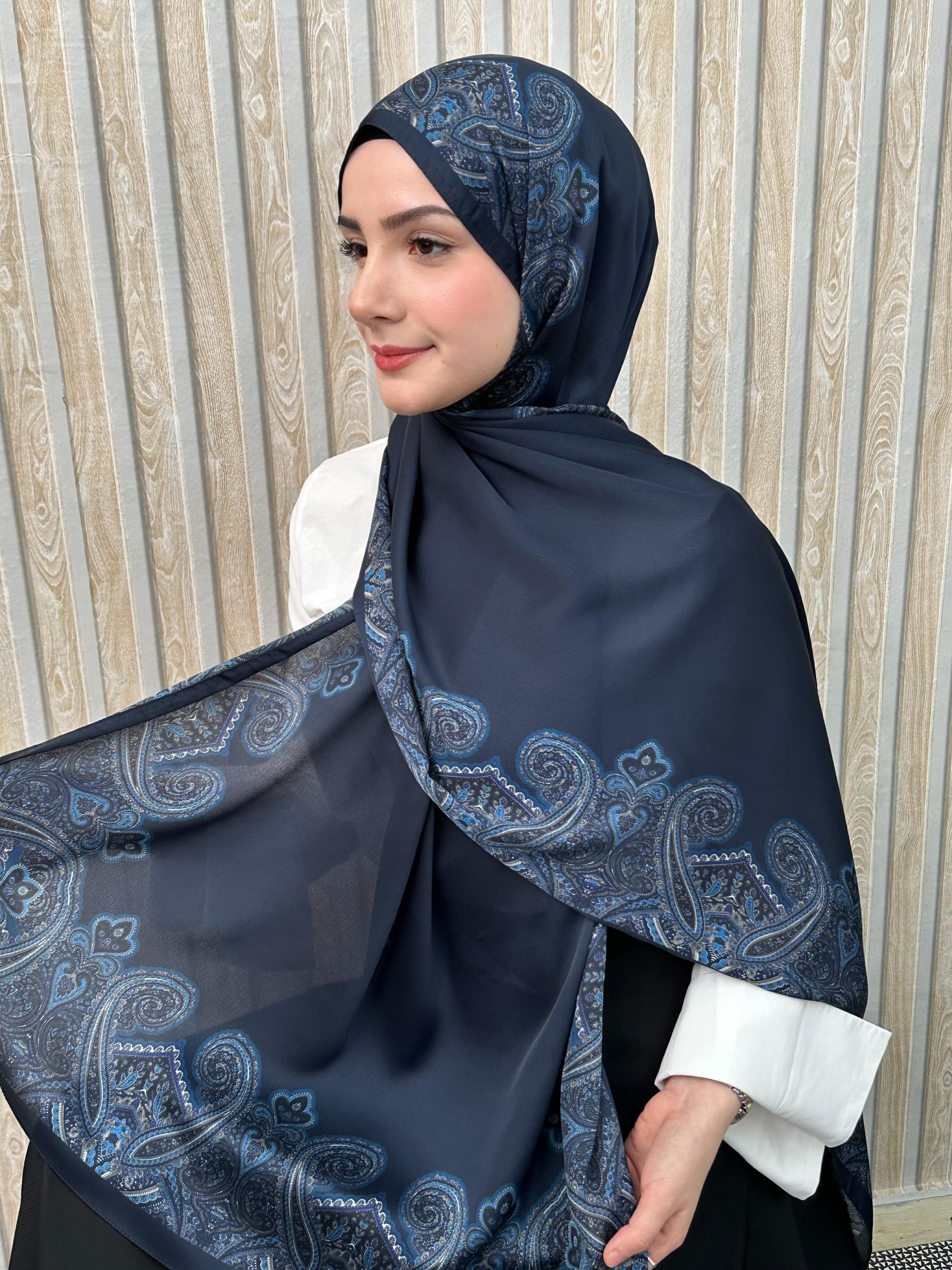 LaciMavi Roza Deluxe İpek Şal