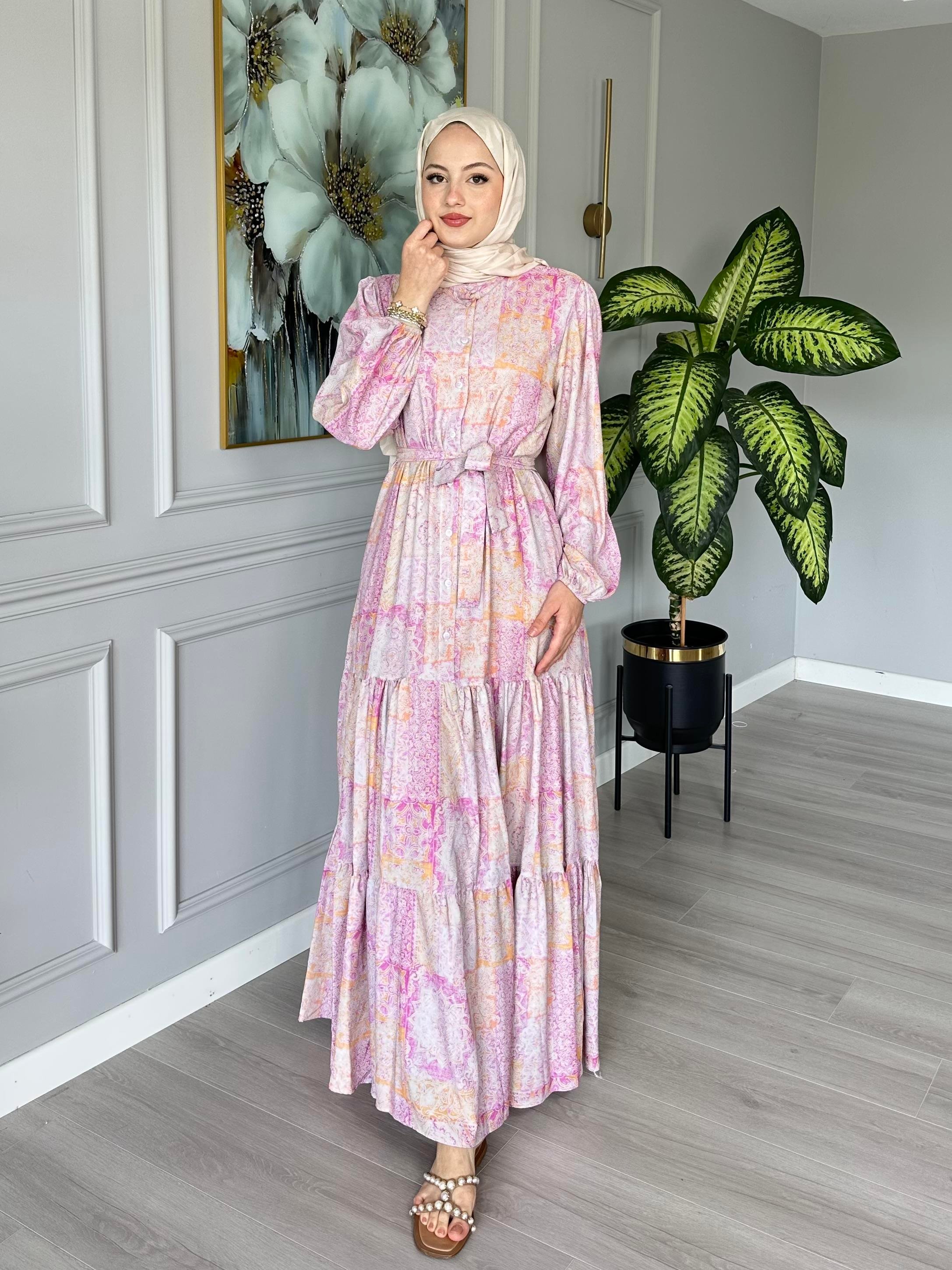 Yaz Elbisesi Pembe