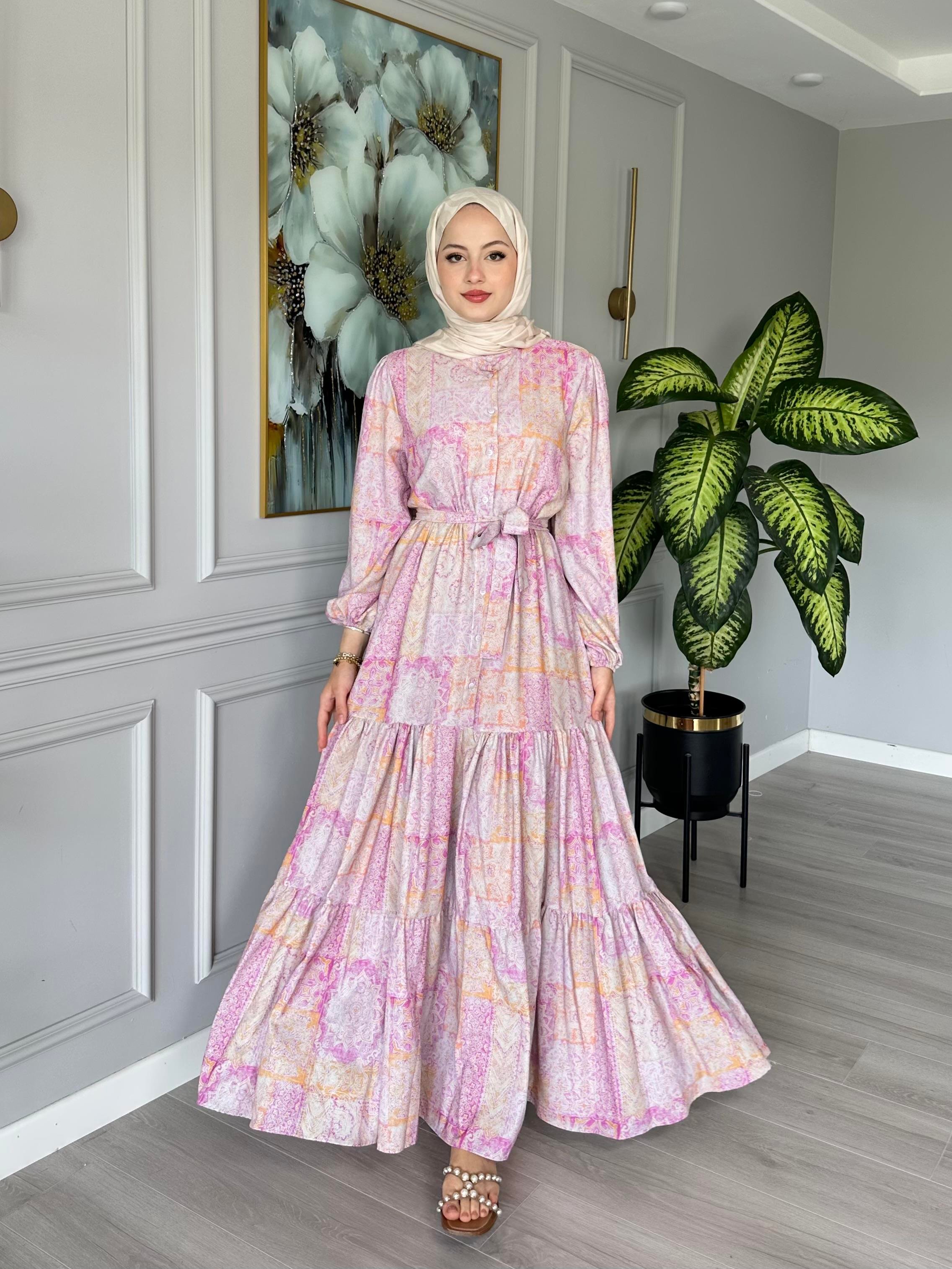 Yaz Elbisesi Pembe