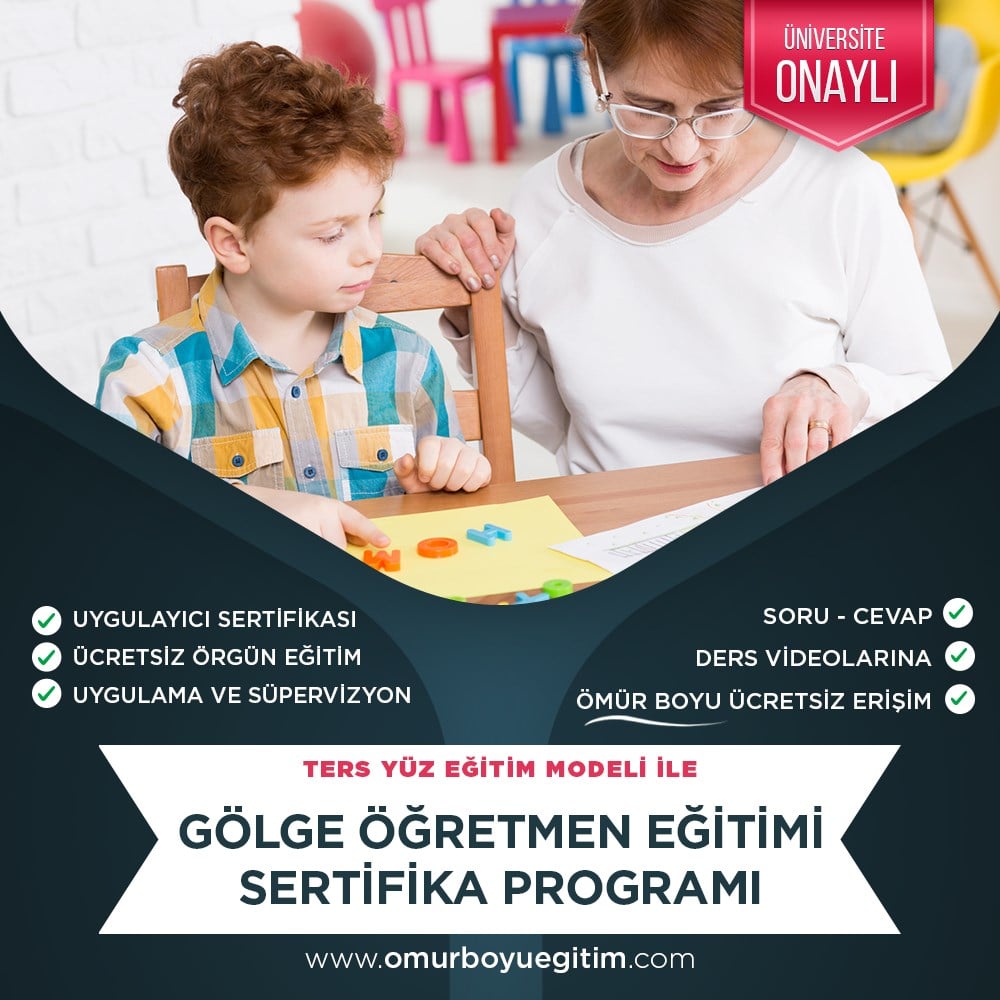 Üniversite OnaylıGölge Öğretmen Eğitimi Sertifika Programı