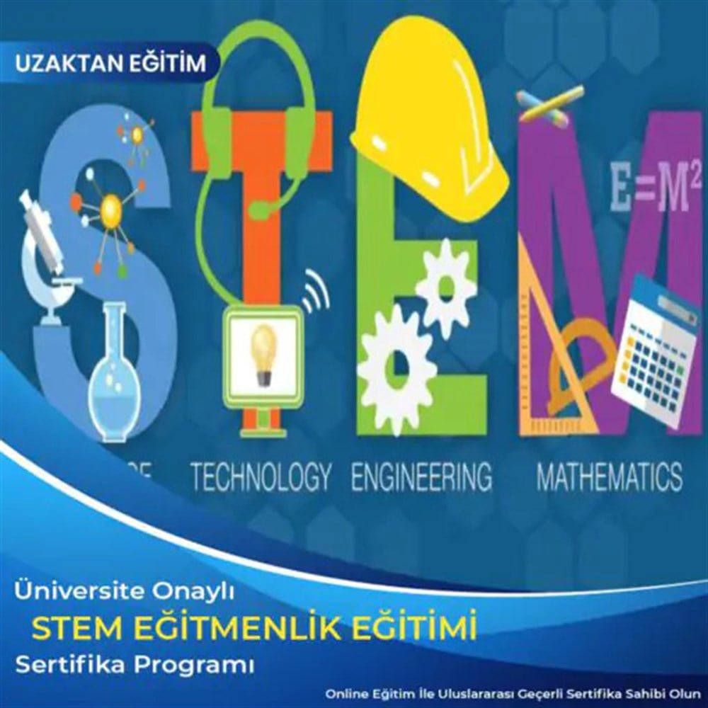 Üniversite OnaylıSTEM Eğitmen Eğitimi Sertifikası
