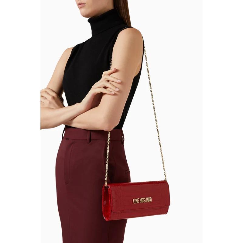 Love Moschino omuz çantası CROCO JC4294PP0LKJ0500