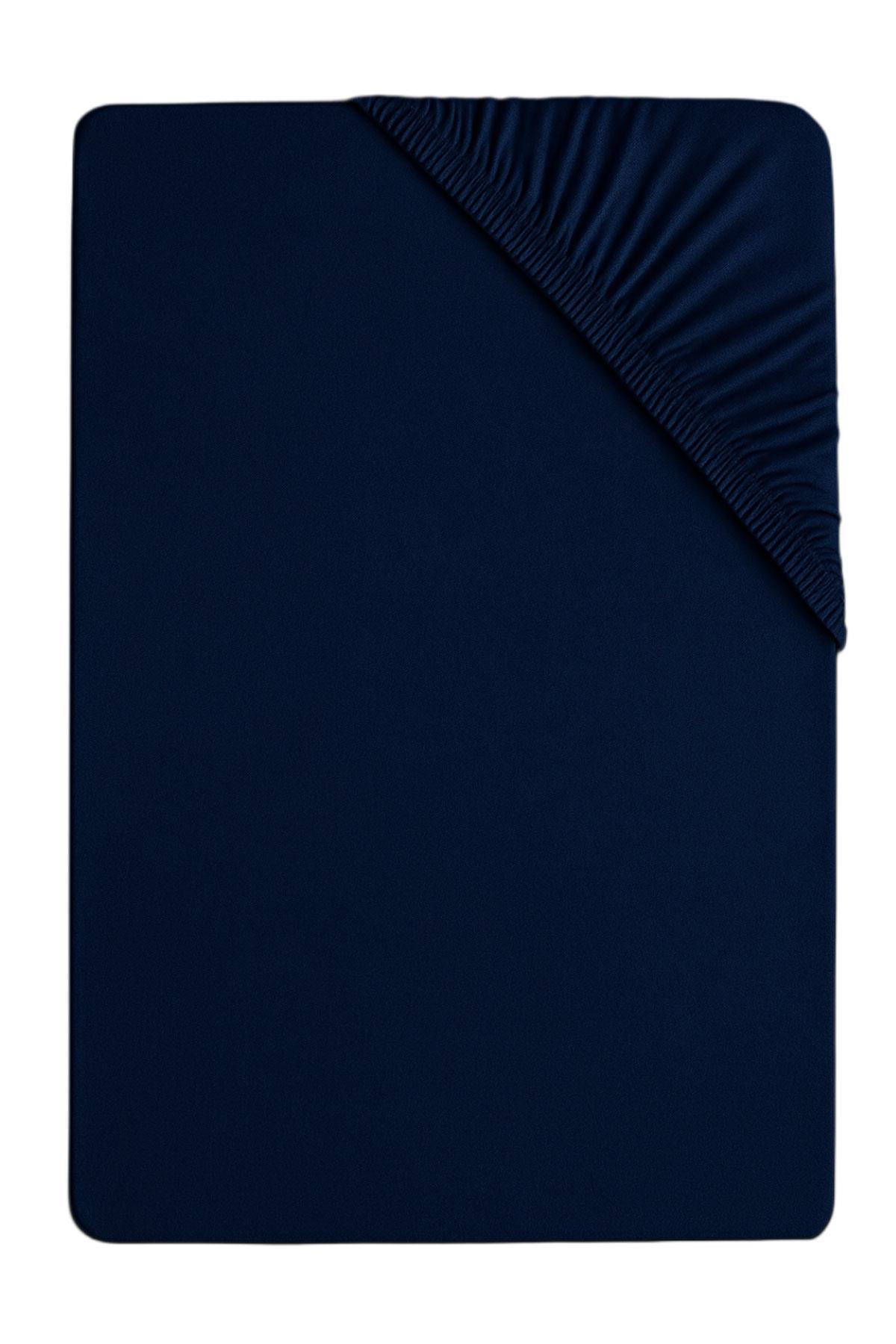 200 x 200 Cm Battal Boy Düz Pamuklu Çift Kişilik Lastikli Fitted Penye Çarşaf