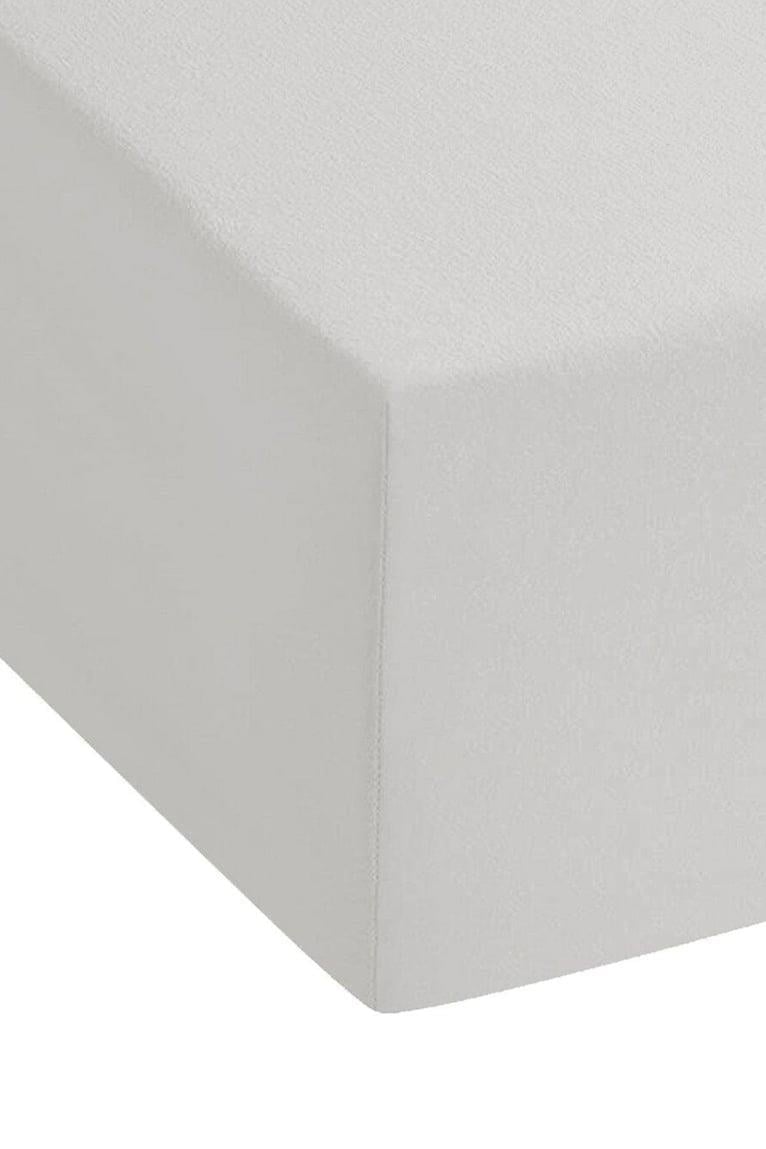 200 x 200 Cm Battal Boy Düz Pamuklu Çift Kişilik Lastikli Fitted Penye Çarşaf