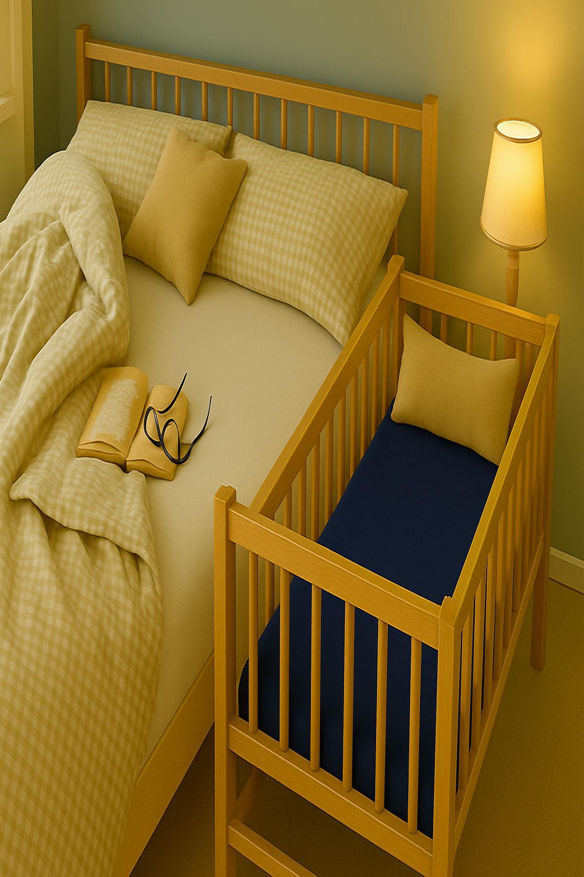 5 Adet 50 x 90 + 10 cm Anne Yanı Lastikli Penye Kumaş Bebek Çarşafı