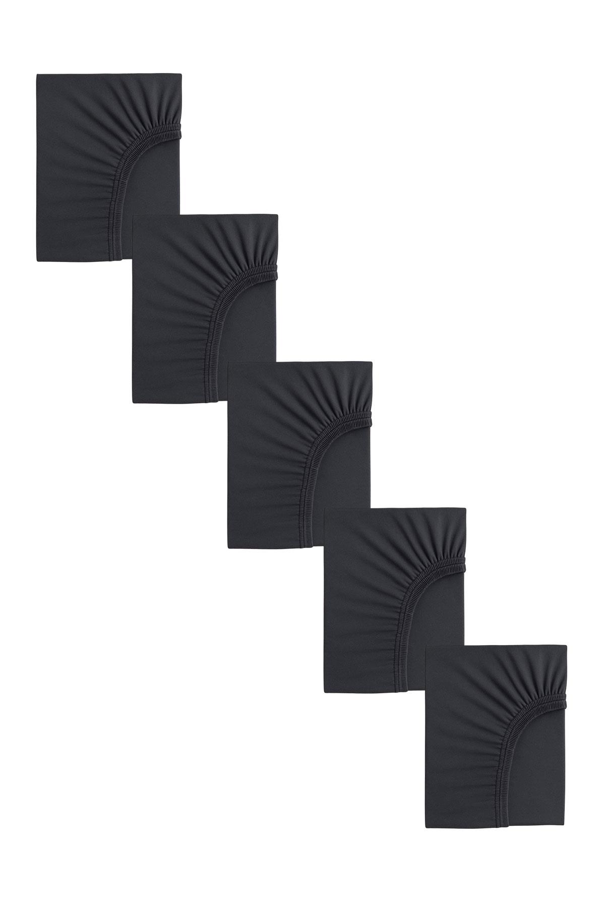 5 Adet 50 x 90 + 10 cm Anne Yanı Lastikli Penye Kumaş Bebek Çarşafı