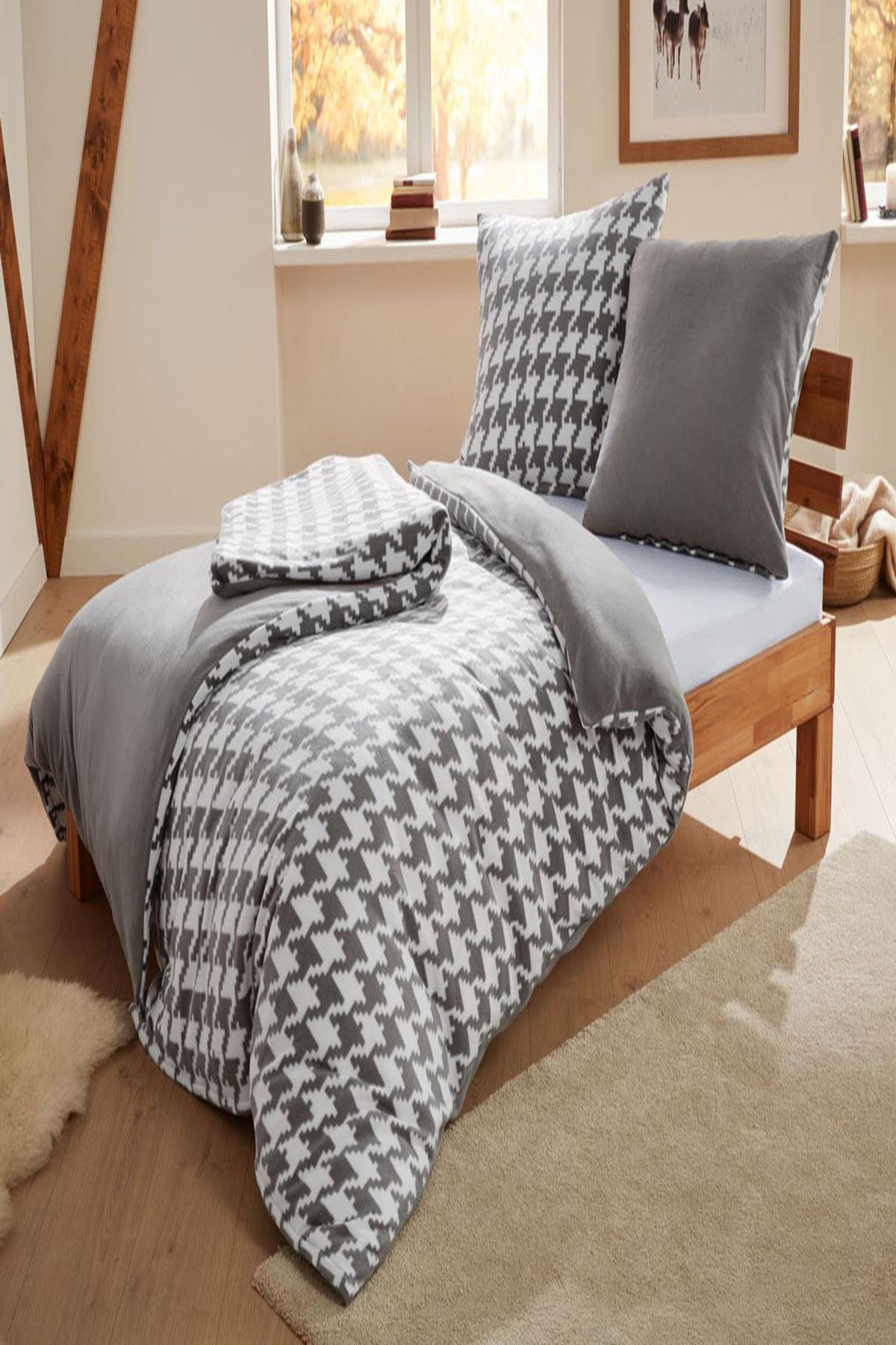 3 Adet Düz Pamuklu Tek Kişilik 80 x 200 + 30 cm Lastikli Penye Çarşaf