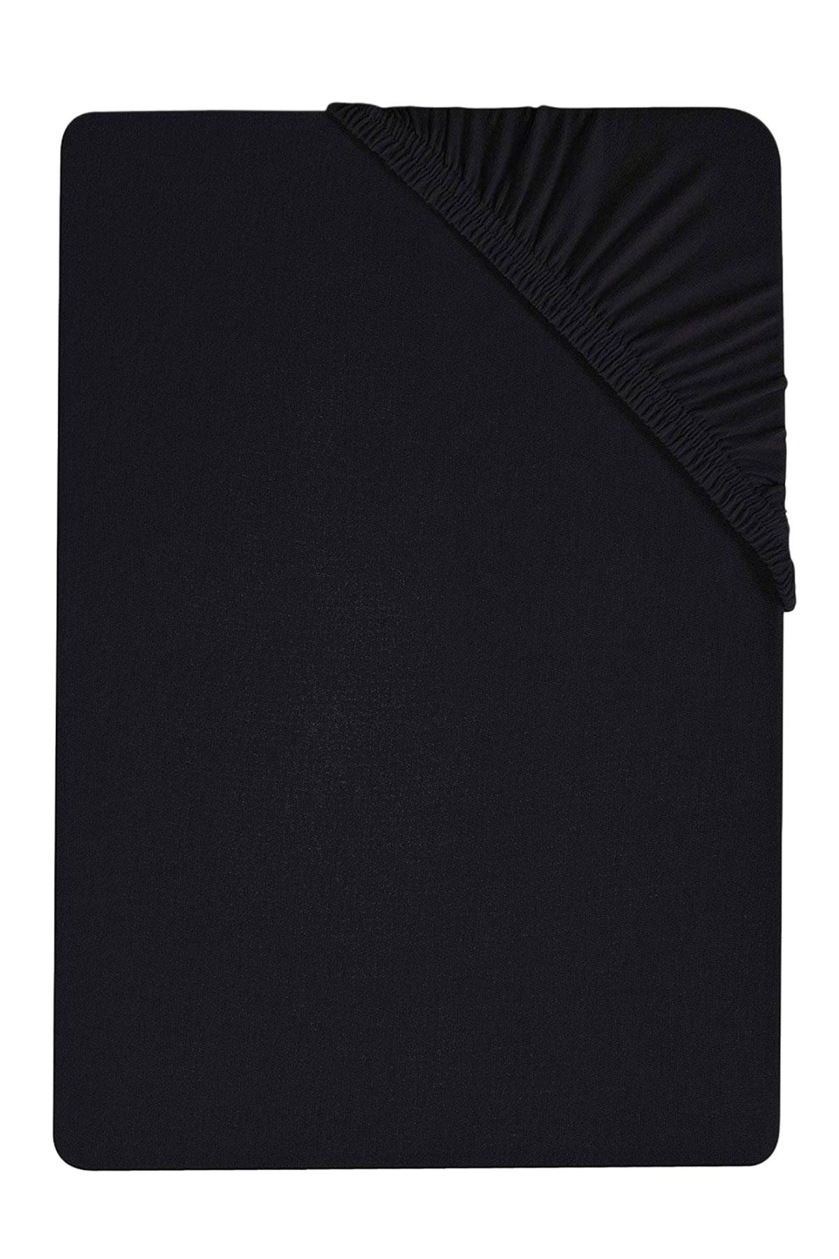 2 Adet Düz Pamuklu Tek Kişilik 80 x 200 + 30 cm Lastikli Penye Çarşaf