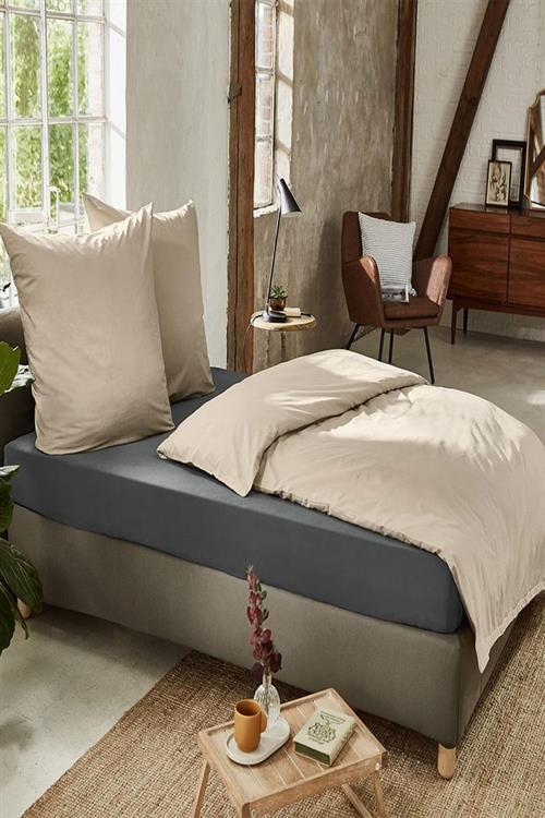 4 Adet Düz Pamuklu Tek Kişilik 80 x 200 x 30 cm Lastikli Penye Çarşaf