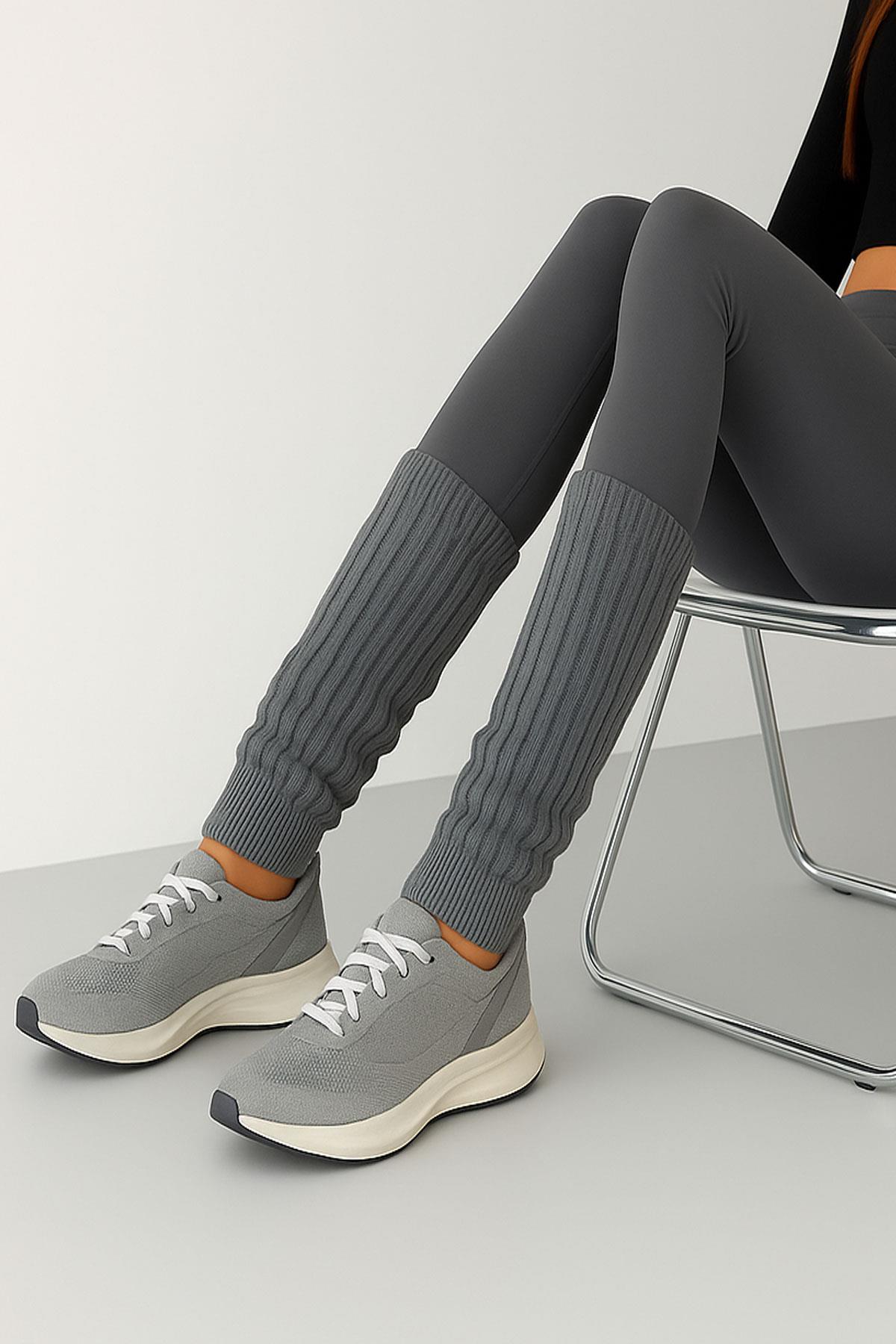 3 Adet Basic Kalın Pamuk Karışımlı Tozluk