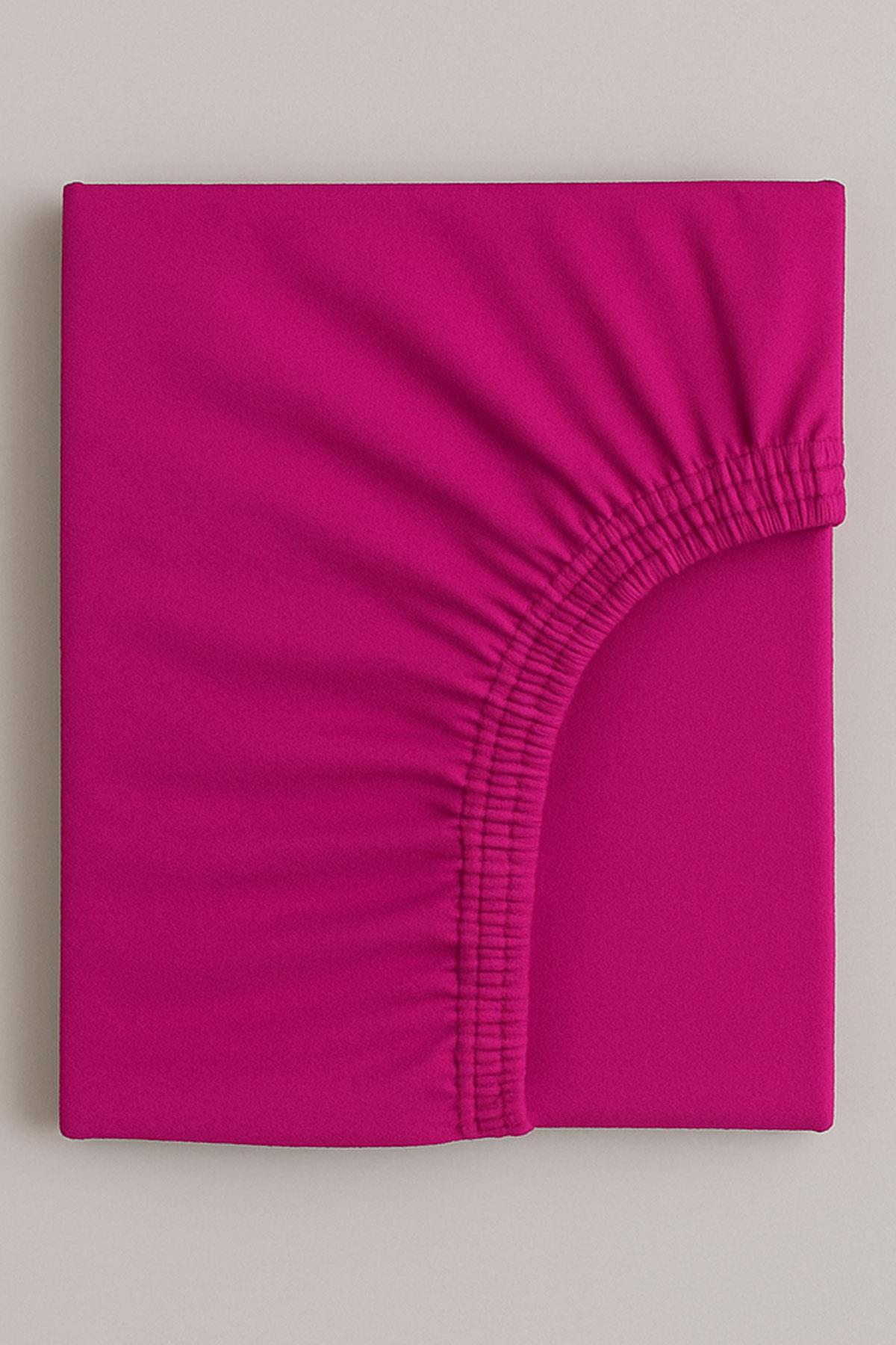 2 Adet 70 x 120 x 20 cm Anne Yanı Lastikli Penye Kumaş Bebek Çarşafı
