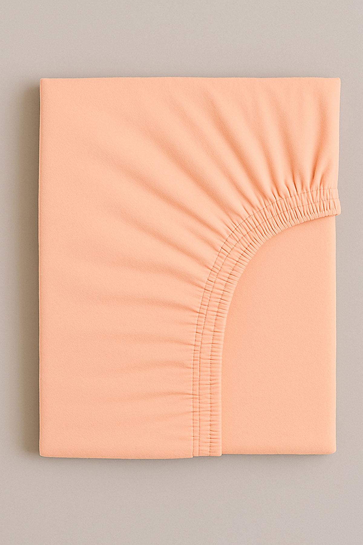 2 Adet 70 x 120 x 20 cm Anne Yanı Lastikli Penye Kumaş Bebek Çarşafı
