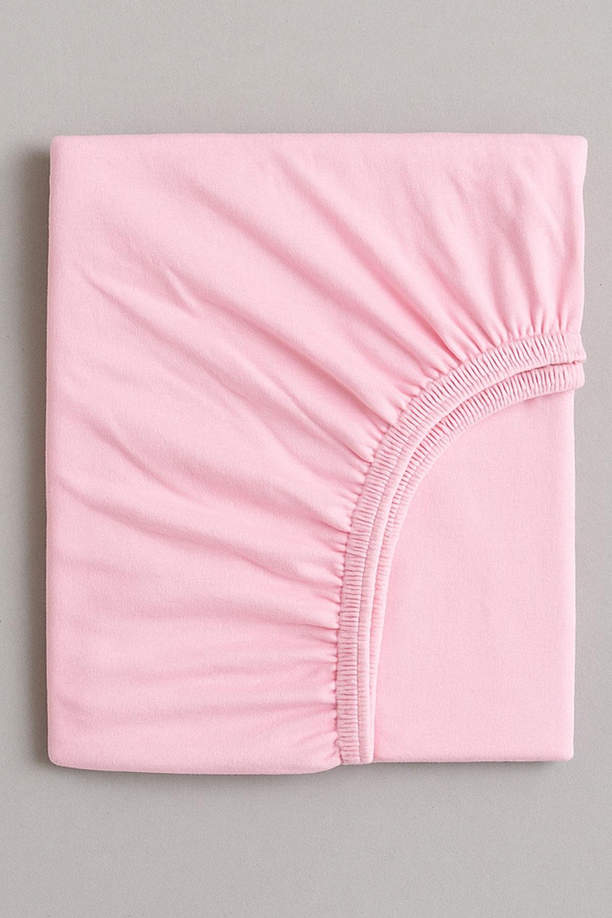 2 Adet 50 x 90 x 10 cm Anne Yanı Lastikli Penye Kumaş Bebek Çarşafı