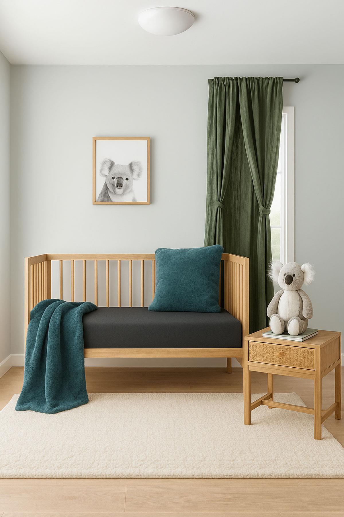 2 Adet 70 x 120 x 20 cm Anne Yanı Lastikli Penye Kumaş Bebek Çarşafı