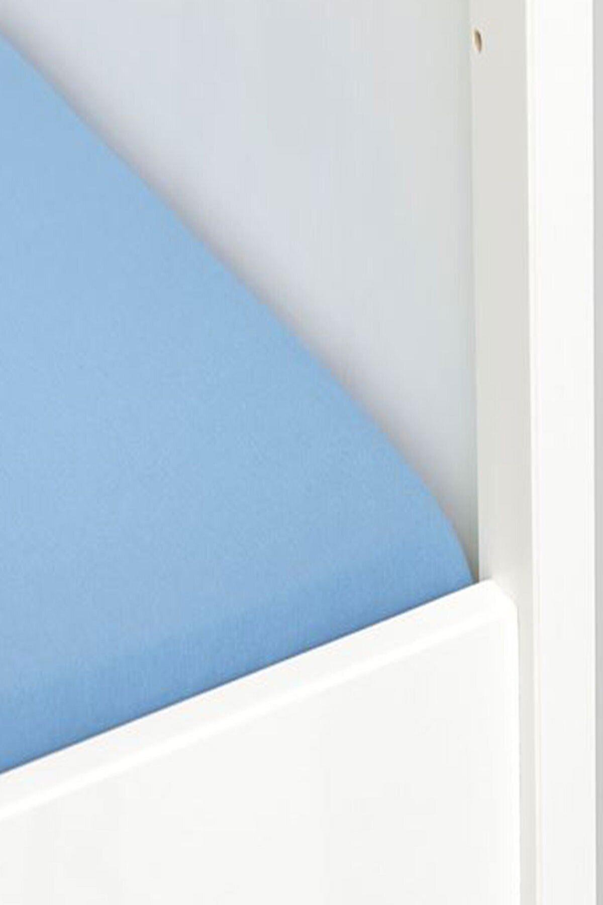 2 Adet 65x95 cm Anne Yanı Lastikli Penye Kumaş Bebek Çarşafı