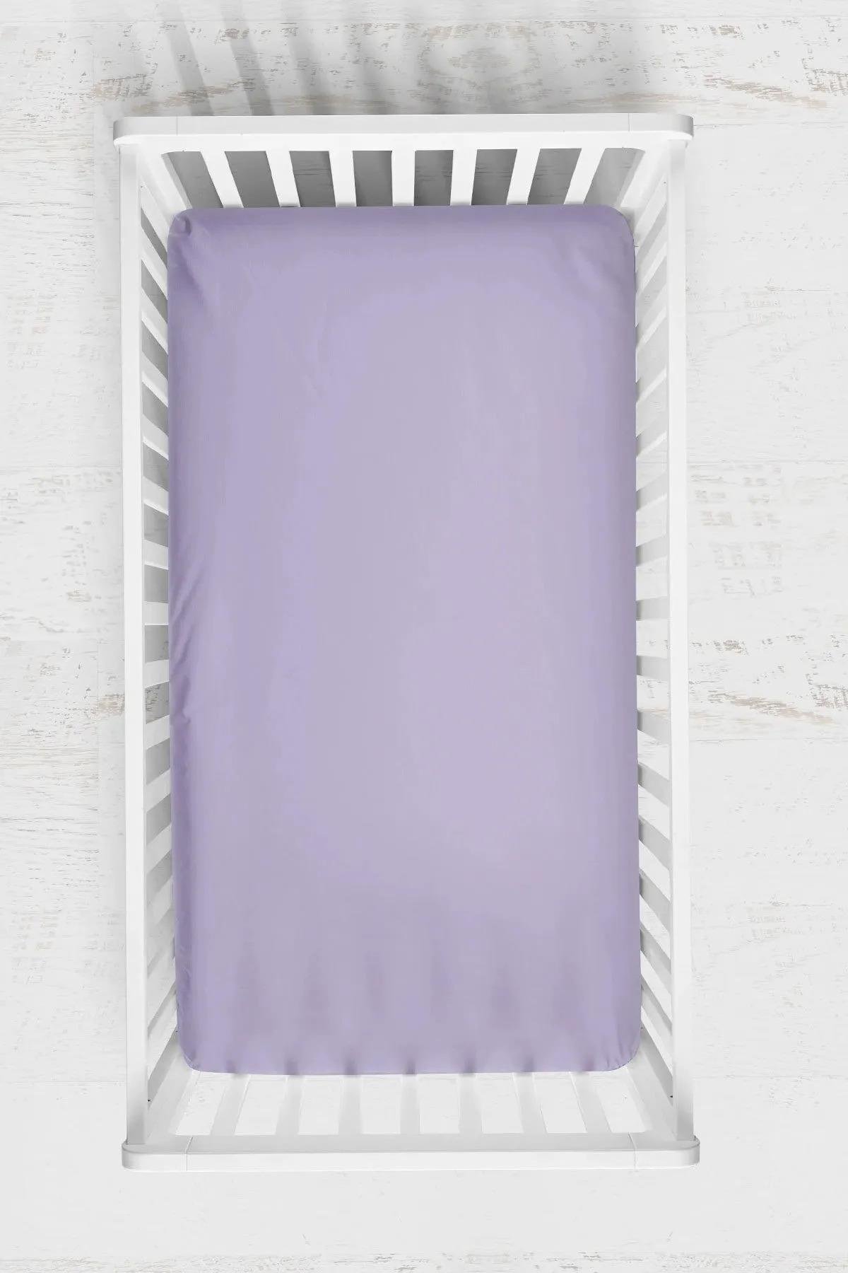 2 Adet Pamuklu Ve Lastikli Penye Bebek Çarşaf