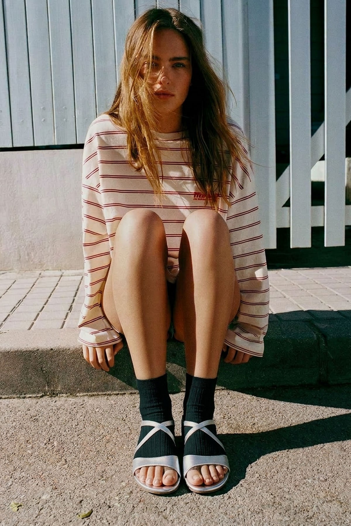 3 Çift Fitilli Burunsuz Kadın Çorap