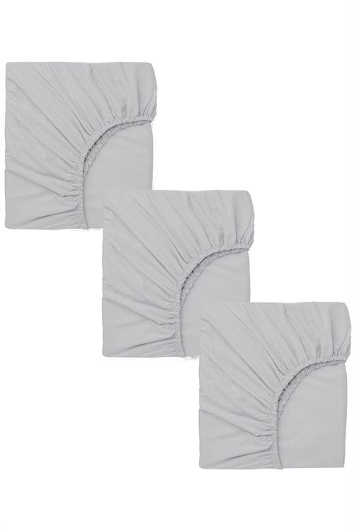 3 Adet 50X90 cm Anne Yanı Lastikli Penye Kumaş Bebek Çarşafı