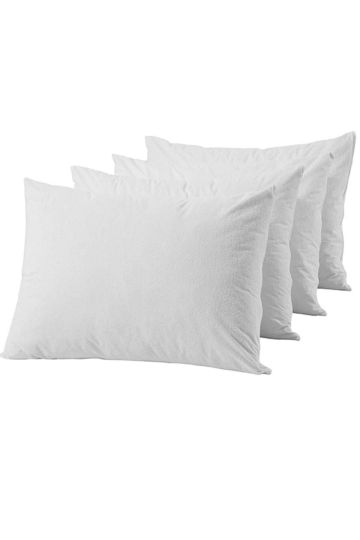 4 Adet Kapaklı Sıvı Geçirmez Yastık Alezi