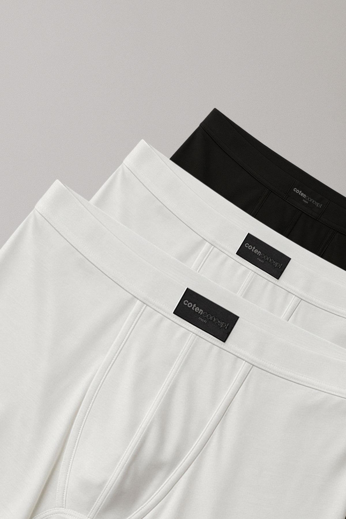 3 Adet Doğal Bambu Kısa Paça Boxer Şort