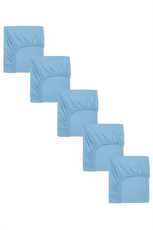 5 Adet Pamuklu ve Lastikli 60 x 120 cm Penye Bebek Çarşaf